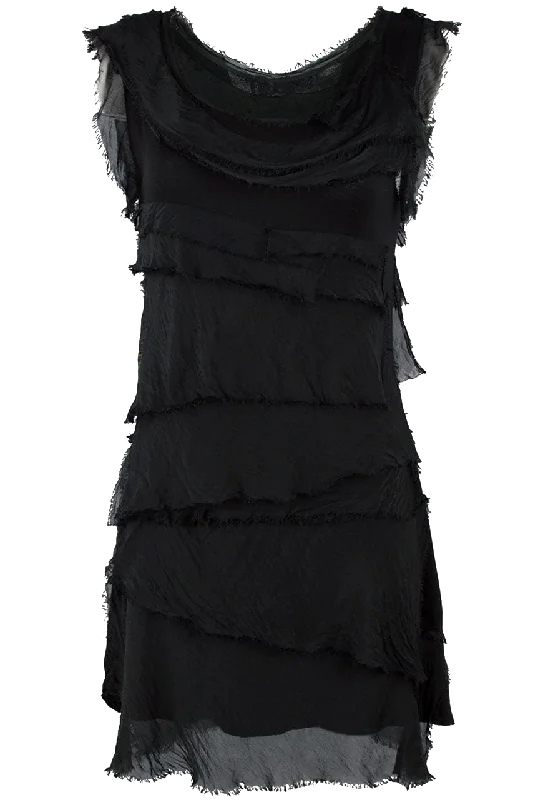 Gigi Short Ruffle Dress Tunics Vintage classic