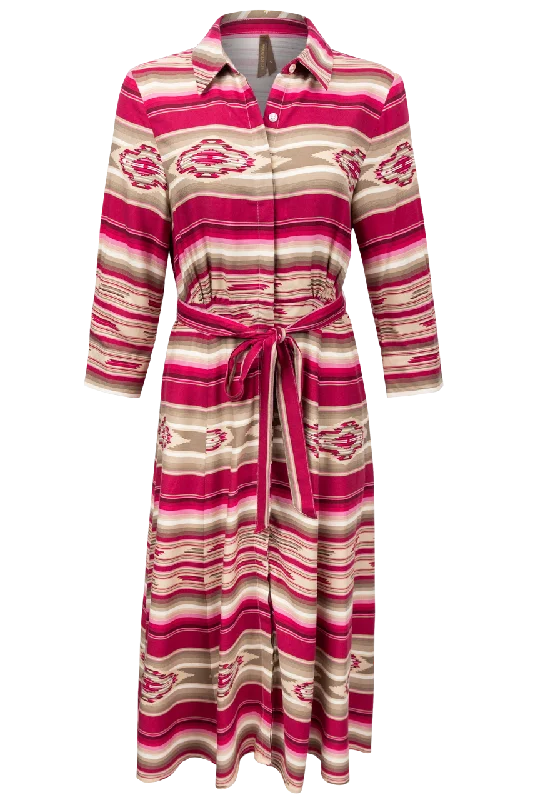 Stetson Women's Scarlet Serape Western Dress Tunics Summer linen