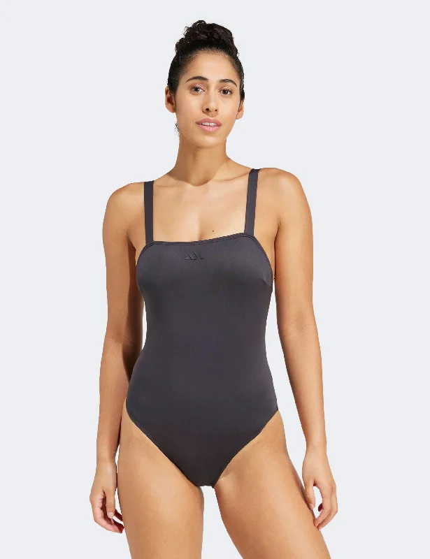 Iconisea Padded U-Back Swimsuit - Black Casual Swim Dress