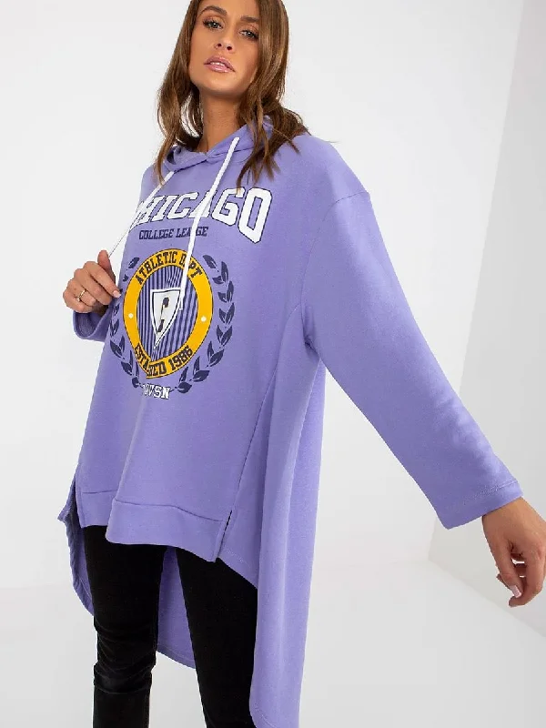 Sweatshirt Fancy Hoodie with Sequins Glamorous Eye-catching