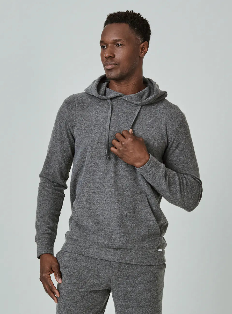 Men's Generation Soft Brushed Hoodie (7 Diamonds) Hoodie with Batwing Sleeves Loose Dramatic