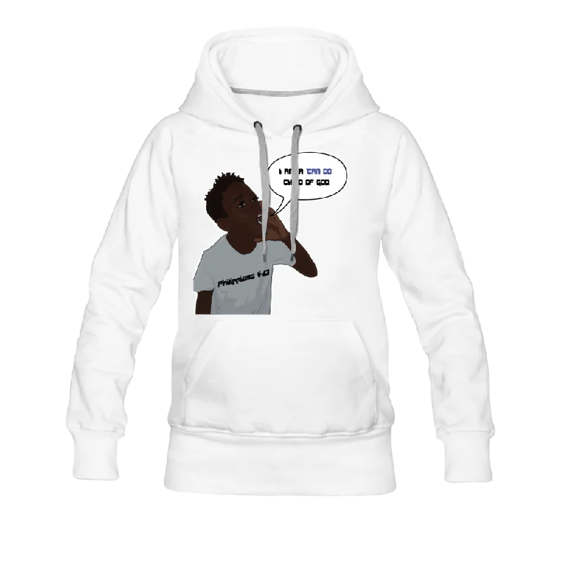Kingston Women's Fitted Premium Hoodie Hoodie with Half-Zip Sporty Casual