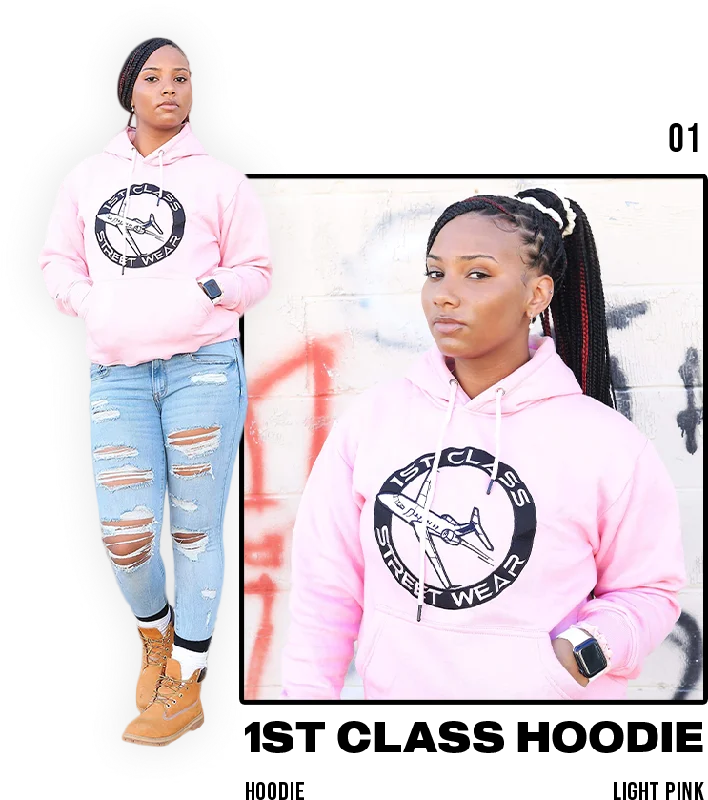 Light Pink Hoodie Hoodie with Pastel Soft Subtle