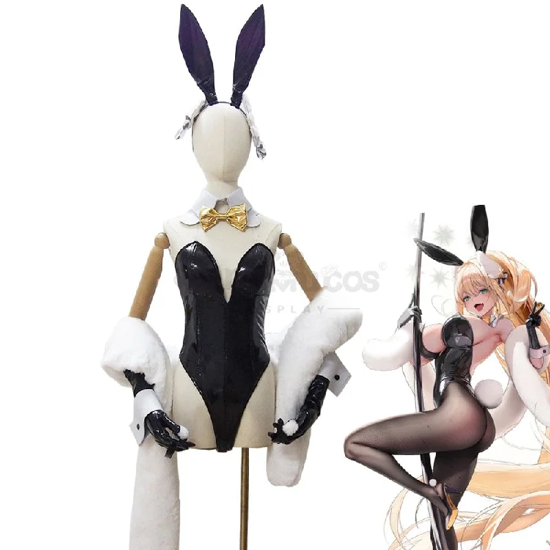 【Custom-Tailor】Game Goddess of Victory: NIKKE Cosplay Rabbit Deluxe Rupee Cosplay Costume Swimsuit Lace-Detail Bikini Set 【Custom-Tailor】Game Goddess of Victory: NIKKE Cosplay Rabbit Deluxe Rupee Cosplay Costume Swimsuit Lace-Detail Bikini Set