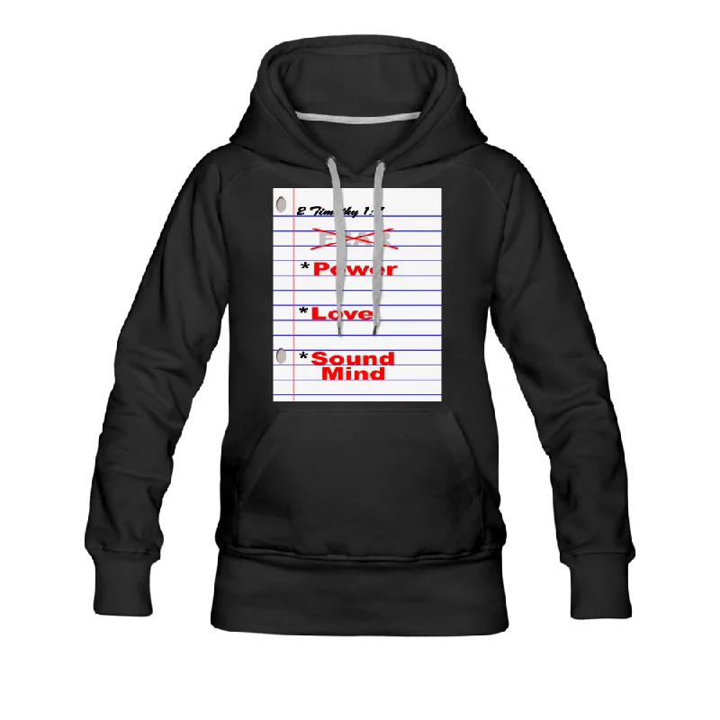 NO FEAR Women’s Fitted Premium Hoodie Hoodie with Turtle Neck Cozy Winter