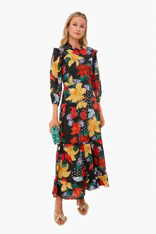 Spotted Lily Garden Monet Dress Pencil Office Professional