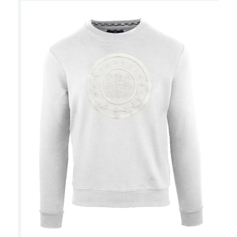 Aquascutum Sweatshirts Hoodie with Monochrome Minimalist Simple