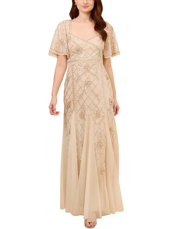 Womens Open Chest Maxi Evening Dress Maxi Flowy Bohemian