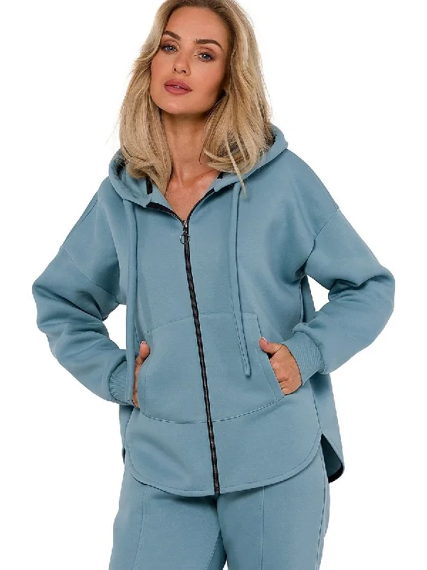 Sweatshirt Moe Hoodie with Ribbed Cuffs Snug Fit Comfort