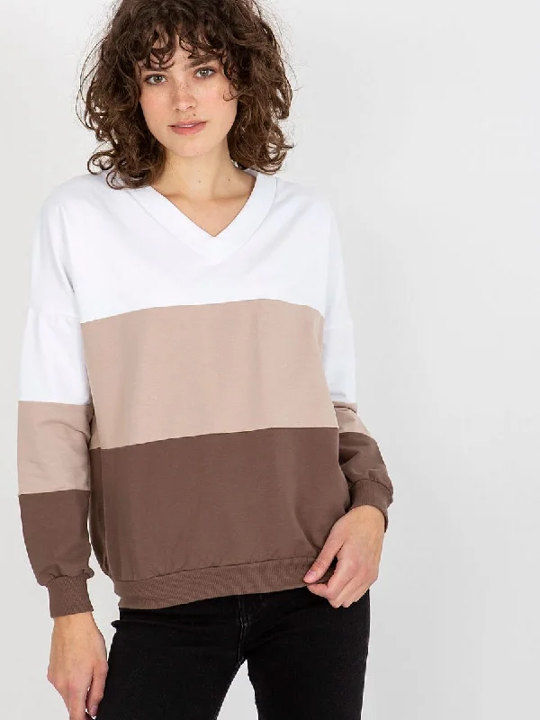Sweatshirt Rue Paris Hoodie with Hem Patch Decorative Personalized