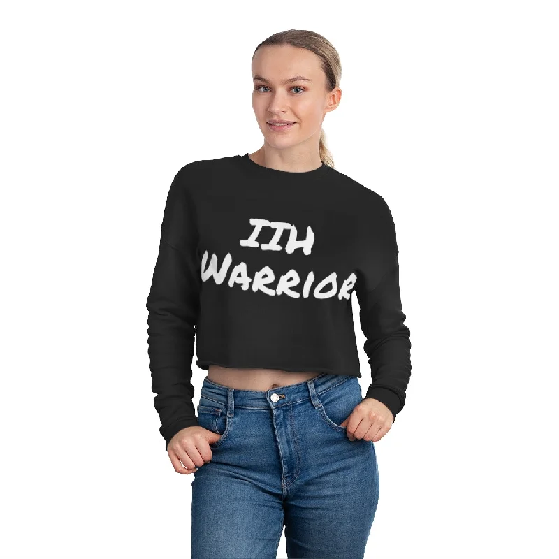 IIH Warrior - Brave -Strong -Resilient -Women's Cropped Sweatshirt Zip Hoodie Drawstring Kangaroo Pocket IIH Warrior - Brave -Strong -Resilient -Women's Cropped Sweatshirt Zip Hoodie Drawstring Kangaroo Pocket
