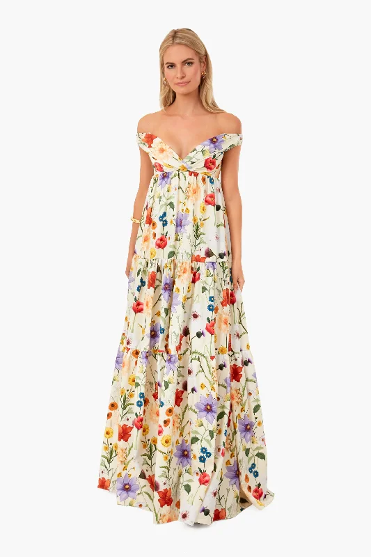 Ravello Cream Athena Cotton Dress Tunics Bridal satin