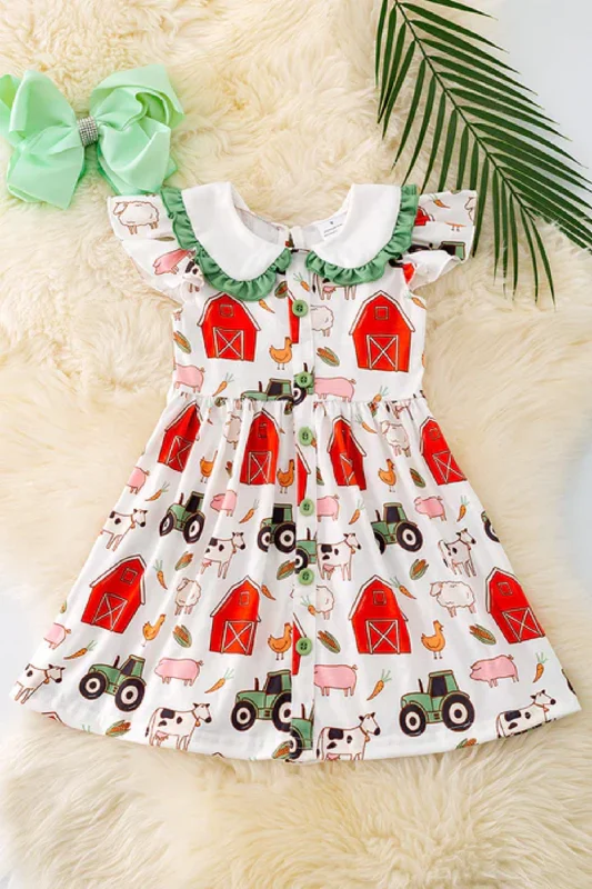 Farm Collared Dress Tunics Luxurious premium