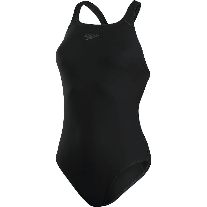 Speedo Eco Endurance+ Medalist Swimsuit - Womens - Black Casual Swim Dress