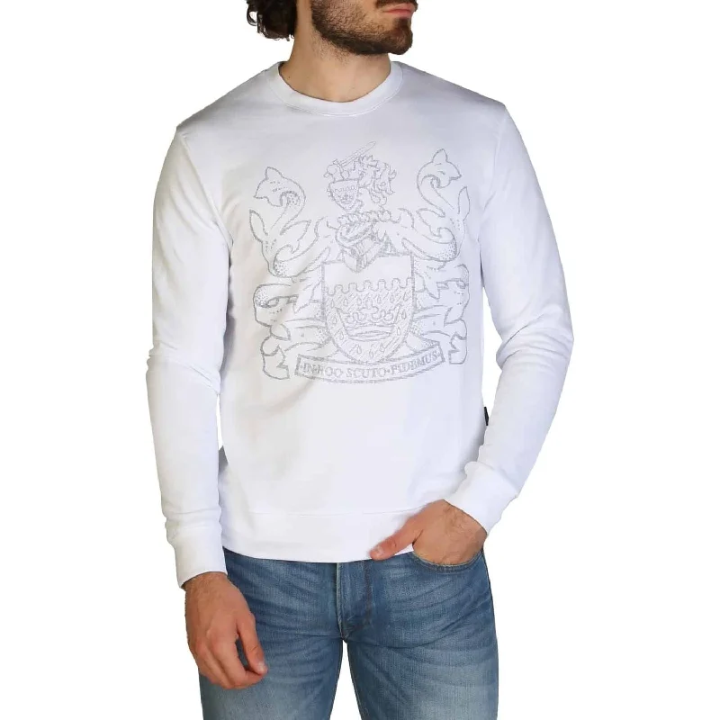 Aquascutum Sweatshirts Hoodie with Patch Decorative Personalized