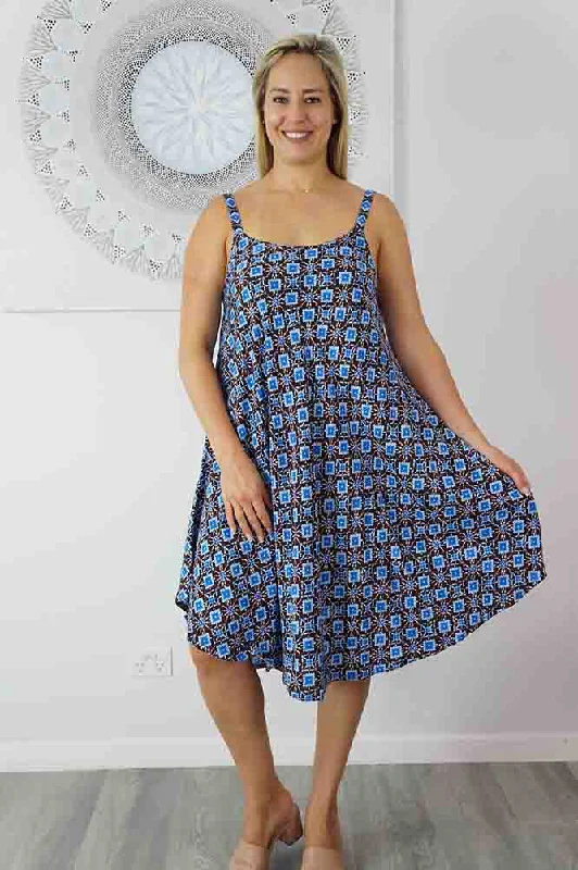 Montego Dress "Snowflower" Tunics Distressed trendy
