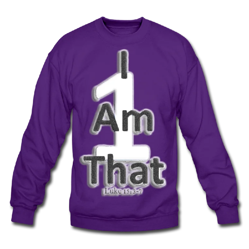 That One Unisex Crewneck Sweatshirt Hoodie with Metallic Shiny Futuristic