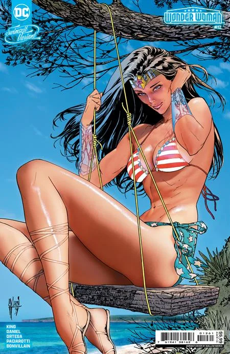 WONDER WOMAN (2023) #12 CVR D GUILLEM MARCH SWIMSUIT CARD STOCK VAR (ABSOLUTE POWER) Swimsuit with Skirt WONDER WOMAN (2023) #12 CVR D GUILLEM MARCH SWIMSUIT CARD STOCK VAR (ABSOLUTE POWER) Swimsuit with Skirt