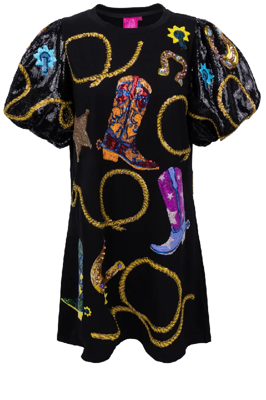 Queen of Sparkles Cowgirl Icon Tunic Dress Tunics Review highly