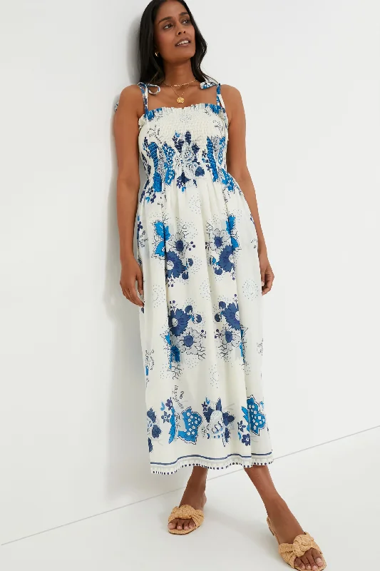 Blue Royal Kaia China Panel Dress Tunics Essential wardrobe