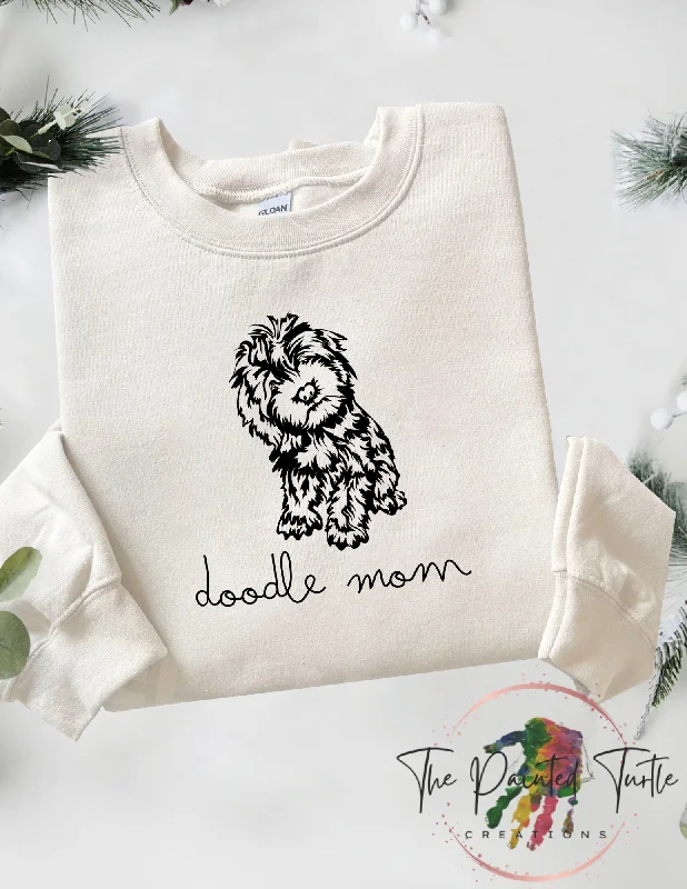 Doodle Mama Sweatshirt - Line Art Graphic - Line Art Sweatshirt - Gift for Her - Goldendoodle - Dog Mom - Doodle Sweatshirt Hoodie with Thumb Holes Functional Cozy Doodle Mama Sweatshirt - Line Art Graphic - Line Art Sweatshirt - Gift for Her - Goldendoodle - Dog Mom - Doodle Sweatshirt Hoodie with Thumb Holes Functional Cozy