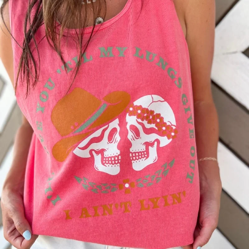 I’ll Love You Til My Lungs Give Out Tank cropped tank top