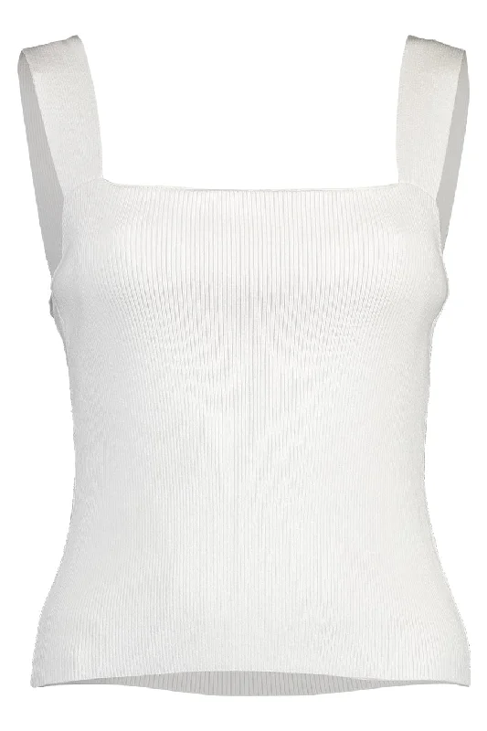 Wide Strap Tank Top flirty tank top