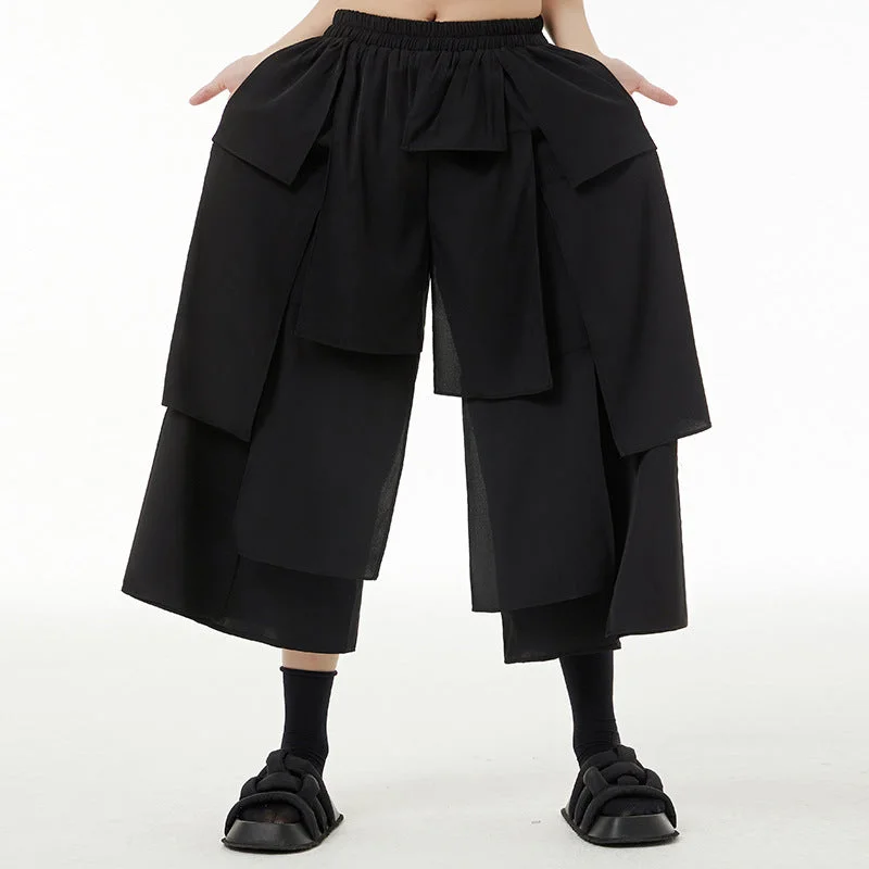 Patchwork Casual High Waisted Pants Comfy Athletic Pants
