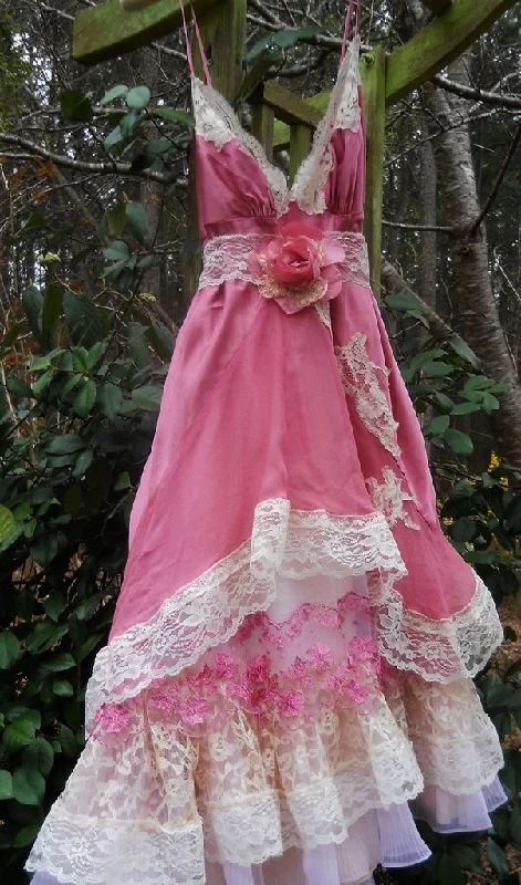 Pink Spaghetti Straps A-Line Lace Long Party Dress Lovely Birthday Dress, DP4912 Tunics Evening elegant Pink Spaghetti Straps A-Line Lace Long Party Dress Lovely Birthday Dress, DP4912 Tunics Evening elegant