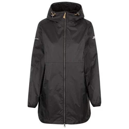 Trespass Womens/Ladies Keepdry TP75 Waterproof Jacket Notch Collar Jacket Peter Pan Collar Jacket Cowl Neck Jacket Trespass Womens/Ladies Keepdry TP75 Waterproof Jacket Notch Collar Jacket Peter Pan Collar Jacket Cowl Neck Jacket