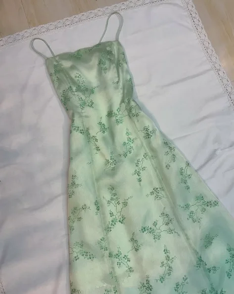 Pretty Light Green Tulle Sequins Party Dress A Line Evening Gown cc2615 A-Line Day Work Pretty Light Green Tulle Sequins Party Dress A Line Evening Gown cc2615 A-Line Day Work
