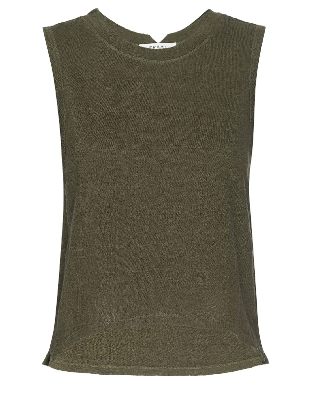 Moss Multi Swingy Muscle Tank cute tank top