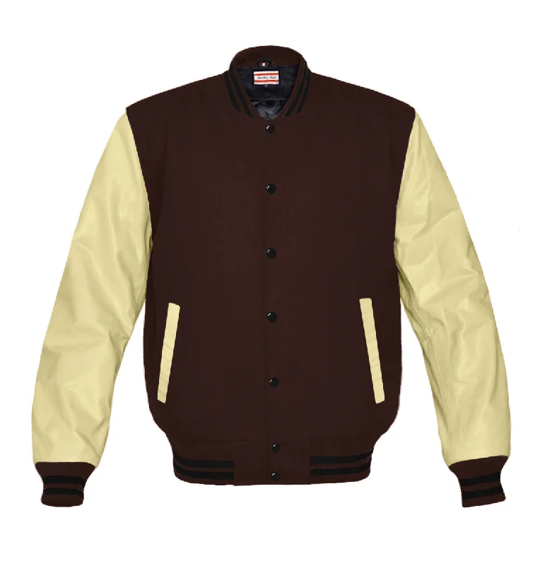 Original American Varsity Cream Leather Sleeve Letterman College Baseball Women Wool Jackets #CRSL-BSTR-BB Embroidered Jacket Appliqued Jacket Beaded Jacket Original American Varsity Cream Leather Sleeve Letterman College Baseball Women Wool Jackets #CRSL-BSTR-BB Embroidered Jacket Appliqued Jacket Beaded Jacket