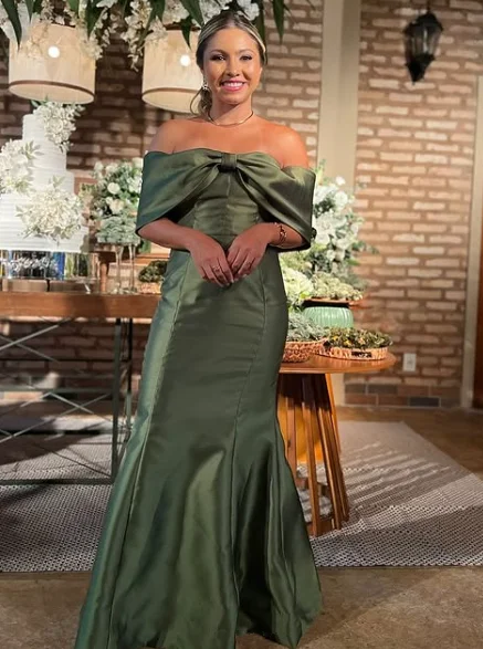 Unique Off The Shoulder Green Bow Evening Dress,Mermaid Prom Party Dress cc2732 Tunics Favorite customer Unique Off The Shoulder Green Bow Evening Dress,Mermaid Prom Party Dress cc2732 Tunics Favorite customer
