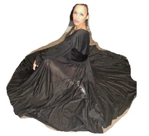 Women's Lyrical Skirts -- Black corduroy skirt cozy