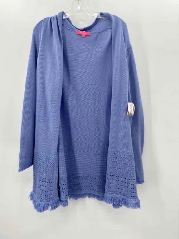 Pre-Owned Lilly Pulitzer Purple Size XXL Cardigan Sweater Stretchy Elastic Breathable Pre-Owned Lilly Pulitzer Purple Size XXL Cardigan Sweater Stretchy Elastic Breathable