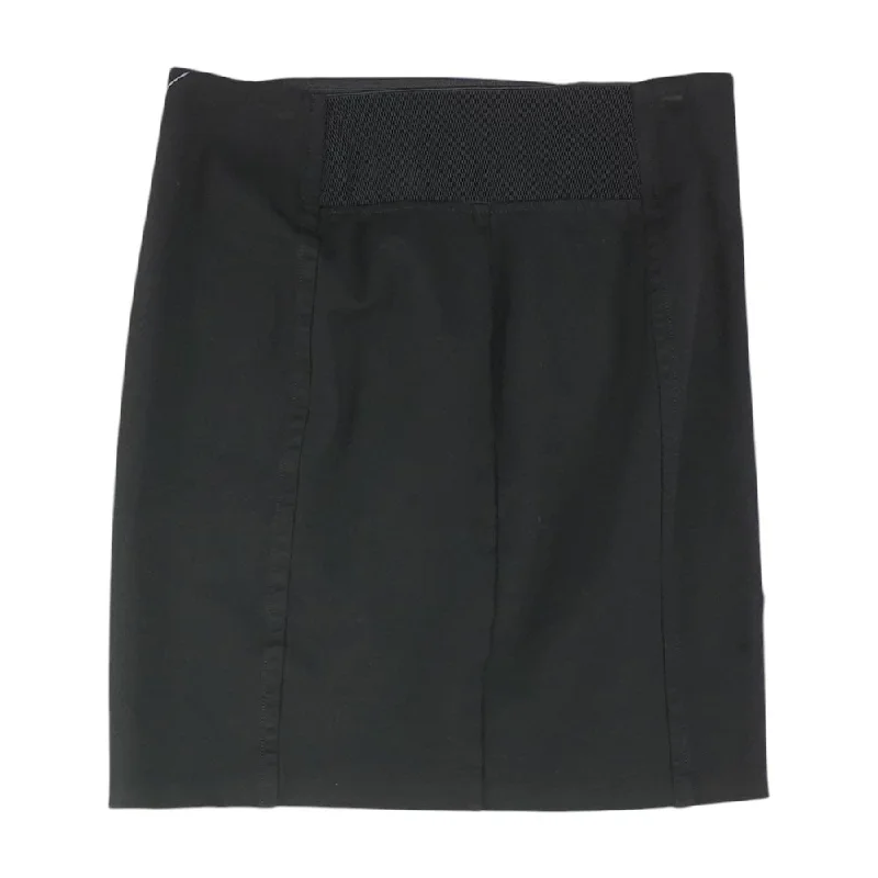 Black Solid Midi Skirt tulle skirt dreamy