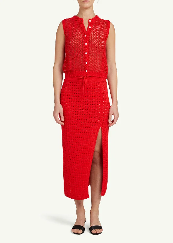 Mona Crochet Skirt lace skirt romantic