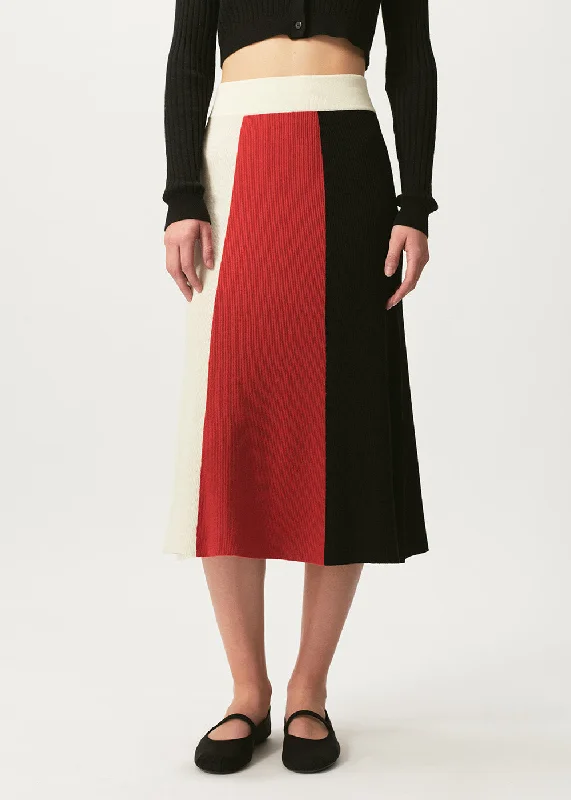 Tri Knit Skirt vintage skirt charm
