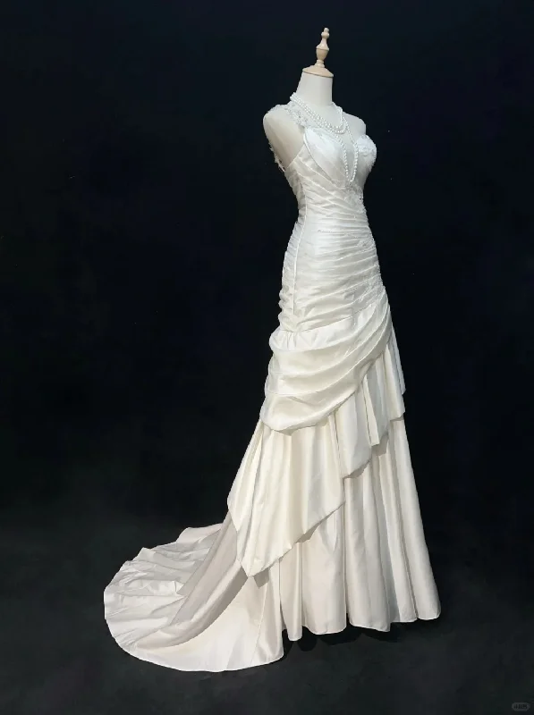 New Arrival White One Shoulder A-Line Beading Vintage Long Evening Party Dress, DP4880 Tunics Favorite customer New Arrival White One Shoulder A-Line Beading Vintage Long Evening Party Dress, DP4880 Tunics Favorite customer