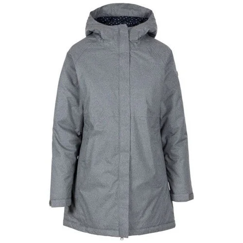 Trespass Womens/Ladies Wintertime Waterproof Jacket Notch Collar Peter Pan Collar Cowl Neck Trespass Womens/Ladies Wintertime Waterproof Jacket Notch Collar Peter Pan Collar Cowl Neck