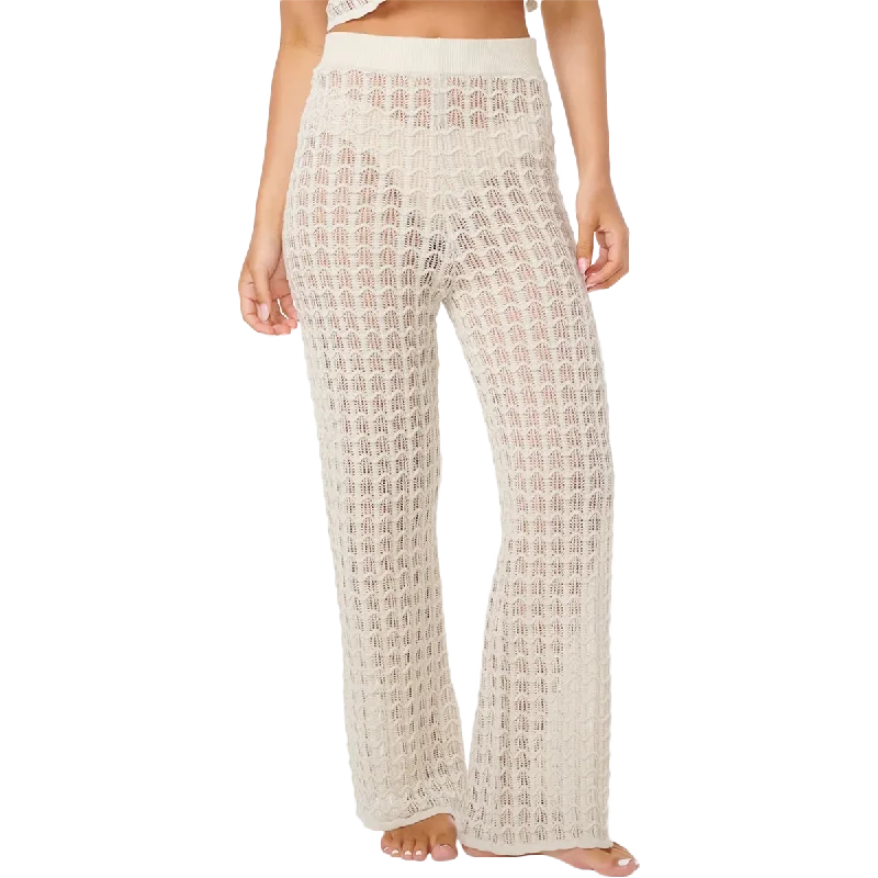 Women's Santorini Sun Crochet Pant Classic Chino Pants
