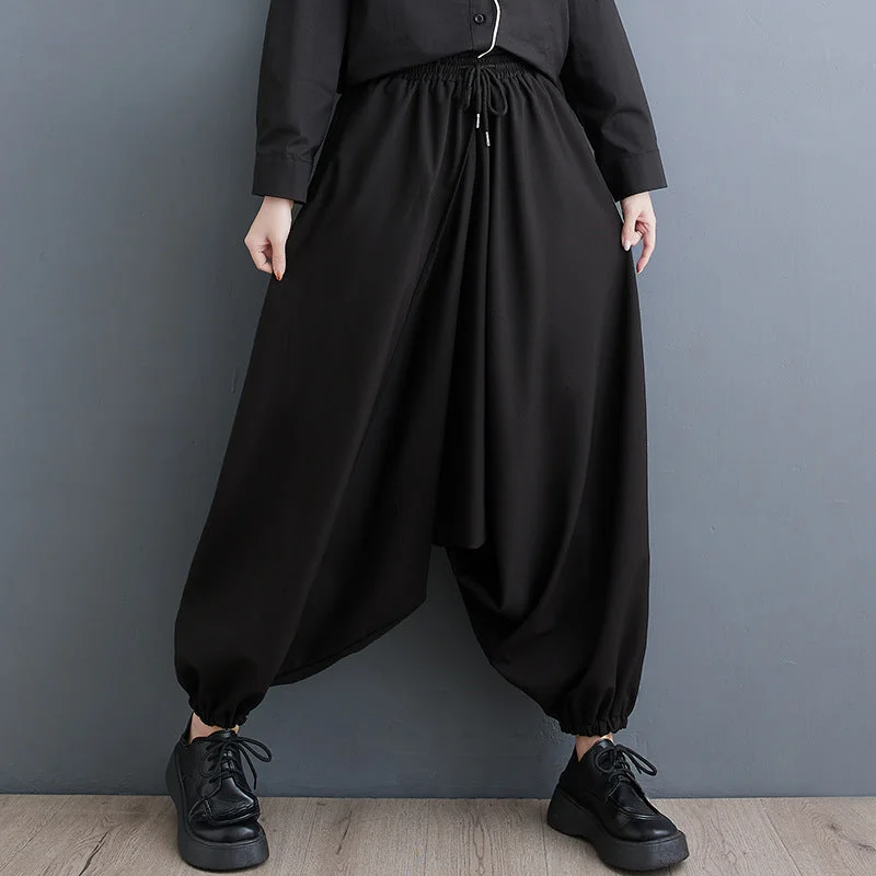 Loose Fit Harem Pants Stylish Casual Pants