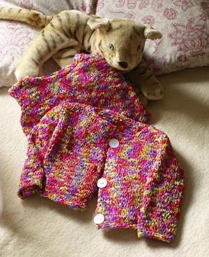 Bright Baby Tank Top Pattern (Knit) navy tank top