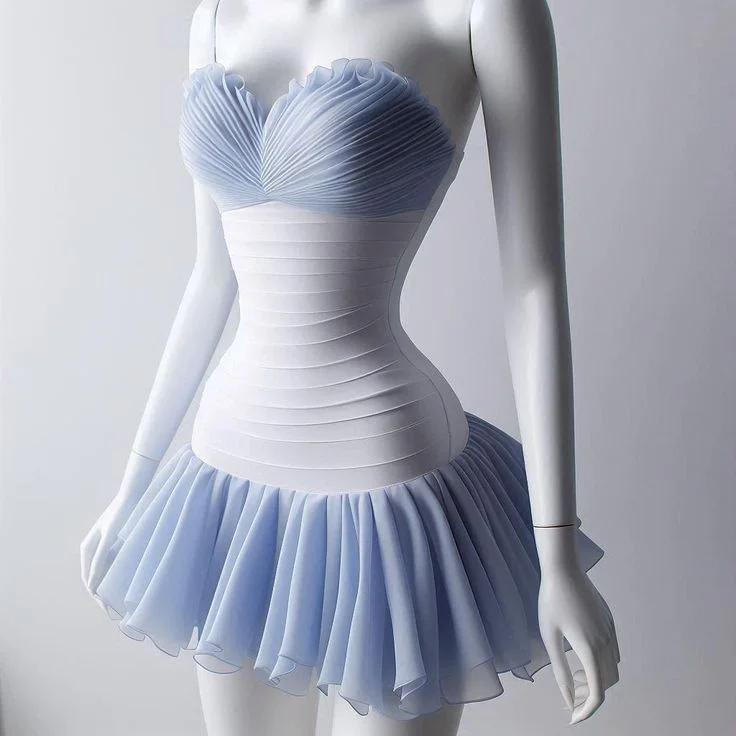 Fairy Sweetheart A-Line Chiffon Short Party Dress Homecoming Dress, DP4822 Tunics Floral girly Fairy Sweetheart A-Line Chiffon Short Party Dress Homecoming Dress, DP4822 Tunics Floral girly