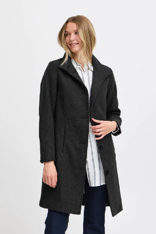 Penelope Jacket Snapped Jacket Toggled Jacket Drawstring Jacket