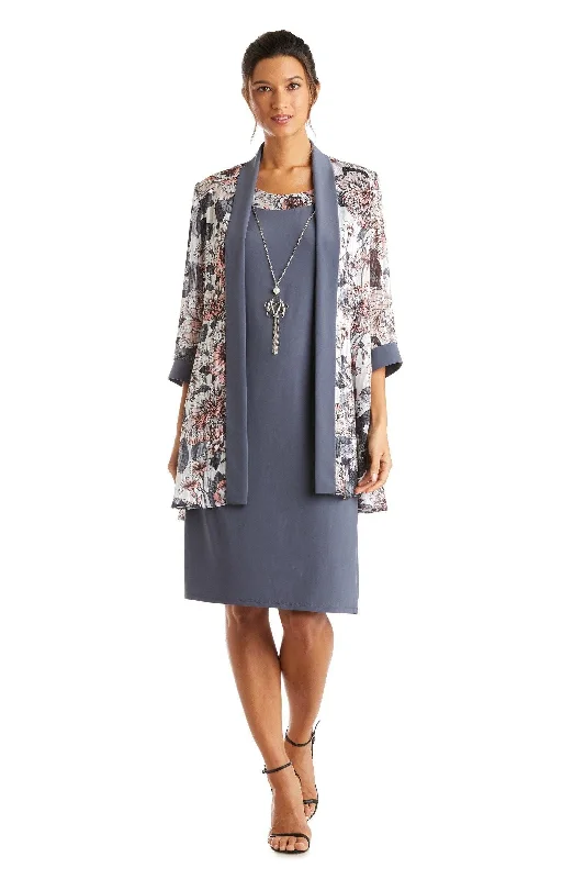 R&M Richards 7119 Short Print Satin Jacket Dress Sale Stand-Up Collar Roll-Neck Collar Turtle Neck R&M Richards 7119 Short Print Satin Jacket Dress Sale Stand-Up Collar Roll-Neck Collar Turtle Neck
