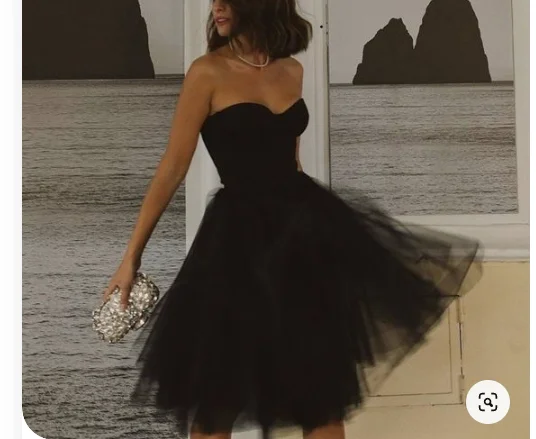 Black Corest Party Dress Simple Tulle Dress c2896 Tunics stripes playful