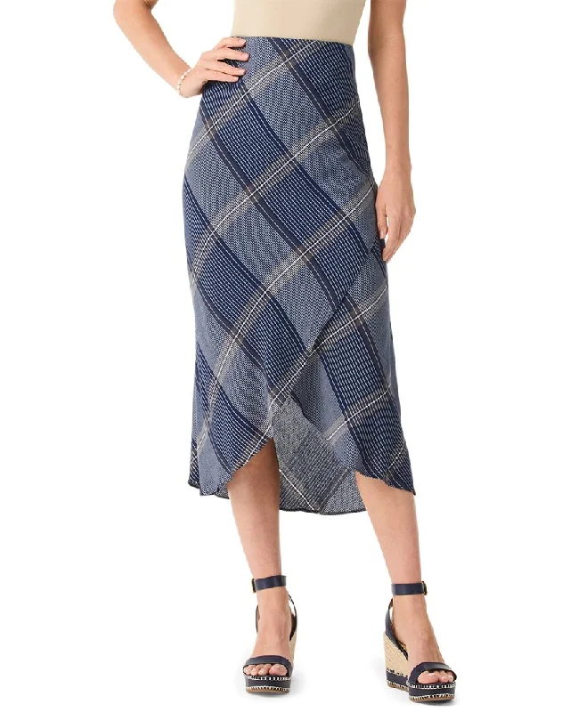 NIC+ZOE Line It Up Skirt midi skirt versatile