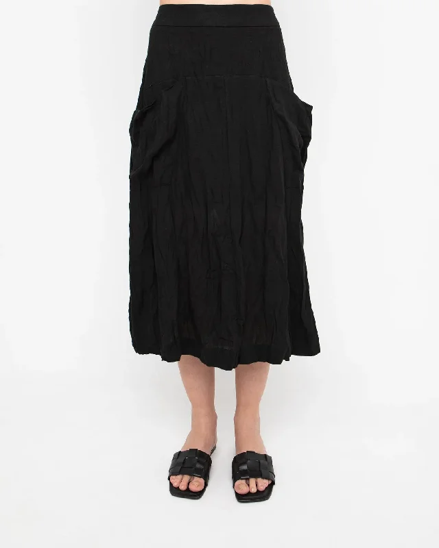 Ozai N Ku Sirena Skirt, Black lace skirt romantic
